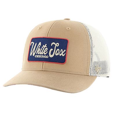 Men's '47 Khaki Chicago White Sox Glory Daze Trucker Adjustable Hat
