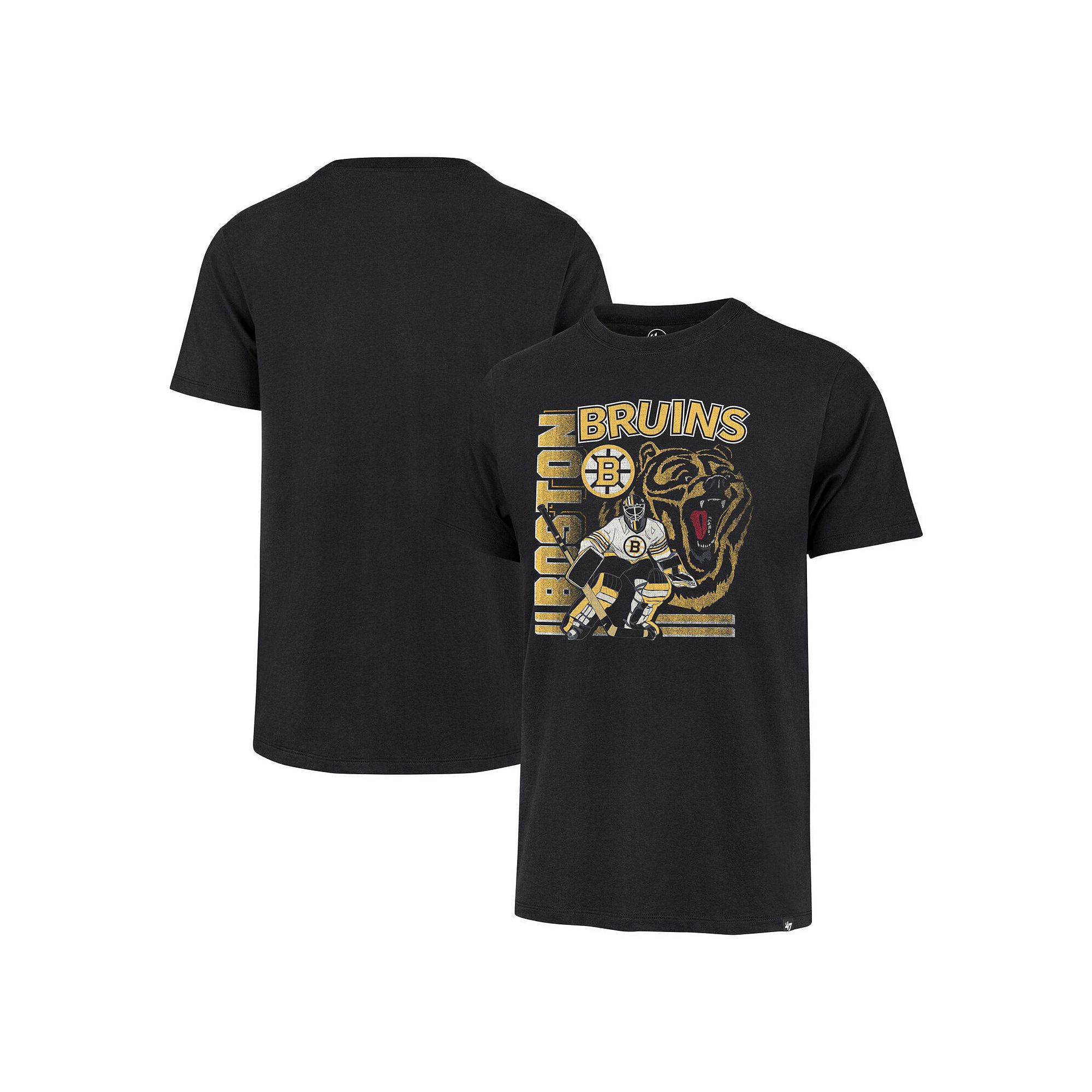 Mens 47 Black Boston Bruins Regional Localized Franklin T-Shirt, Size: Me