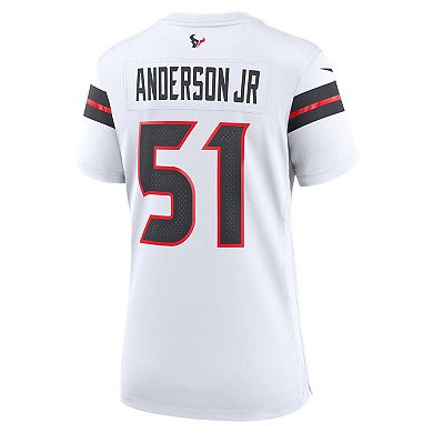 Women's Nike Will Anderson Jr. White Houston Texans Game Jersey
