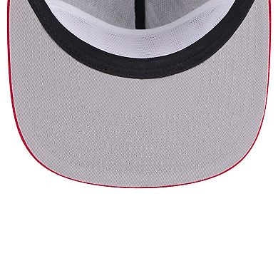 Men's New Era Black Washington Nationals Throwback Meshback Golfer Hat