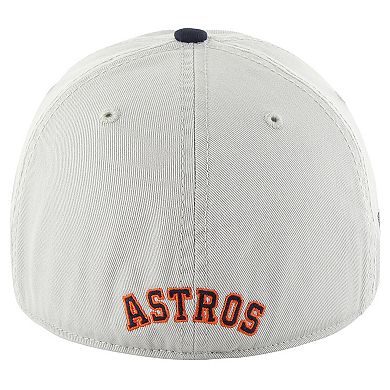 Men's '47 Gray/Navy Houston Astros Sure Shot Classic Franchise Fitted Hat