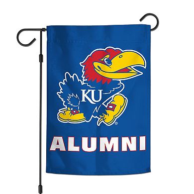 "WinCraft Kansas Jayhawks 12"" x 18"" Double-Sided Alumni Garden Flag"