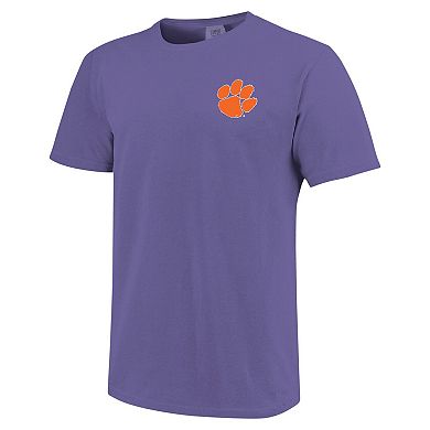 Men's Purple Clemson Tigers Softball Walk Off T-Shirt