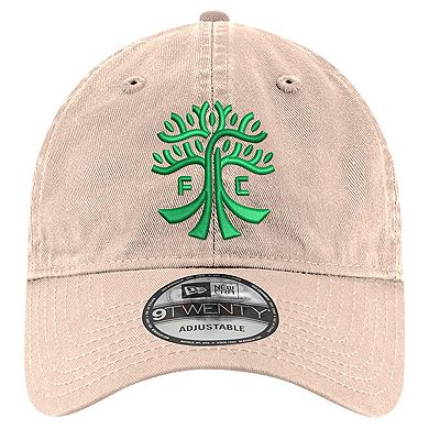 Men's New Era Khaki Austin FC 2024 Jersey Hook 9TWENTY Adjustable Hat