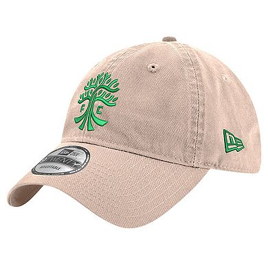 Men's New Era Khaki Austin FC 2024 Jersey Hook 9TWENTY Adjustable Hat