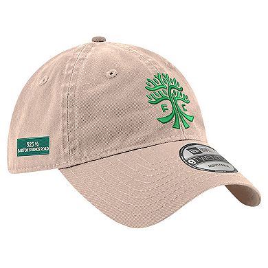 Men's New Era Khaki Austin FC 2024 Jersey Hook 9TWENTY Adjustable Hat