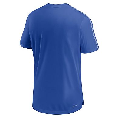 Men's Nike Royal Kentucky Wildcats 2024 Sideline Coach Performance Top