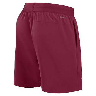 Men's Nike Garnet Florida State Seminoles 2024 Sideline Performance Shorts