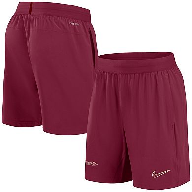 Men's Nike Garnet Florida State Seminoles 2024 Sideline Performance Shorts