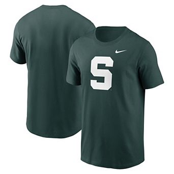 Men's Nike Green Michigan State Spartans Primetime Alternate Logo T-Shirt