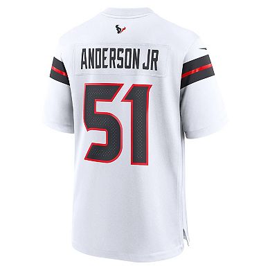 Men's Nike Will Anderson Jr. White Houston Texans Game Jersey