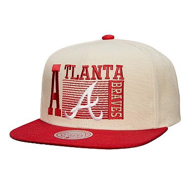 Mitchell & Ness Men's MLB Atlanta Braves Away Snapback Coop