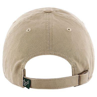 Men's '47 Khaki South Florida Bulls Clean Up Adjustable Hat