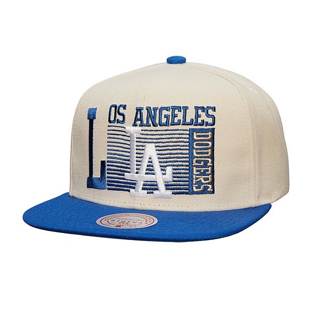 Men's Mitchell & Ness Cream Los Angeles Dodgers Cooperstown