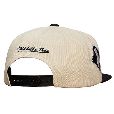 Men's Mitchell & Ness Cream Chicago White Sox Cooperstown Collection Speed Zone Snapback Hat