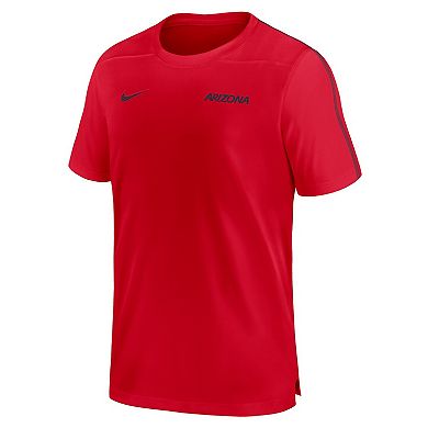 Men's Nike Red Arizona Wildcats 2024 Sideline Coach Performance Top