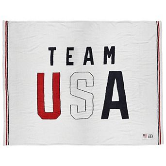 Barefoot Dreams Team USA CozyChic Throw Blanket