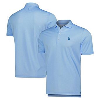 Men's johnnie-O Light Blue Los Angeles Dodgers Father's Day Lyndon Polo