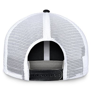 Men's Top of the World Black/White Wichita State Shockers Free Kick Trucker Adjustable Hat