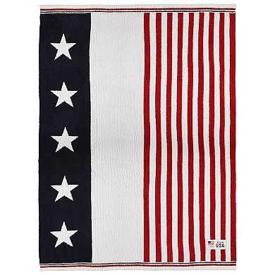 Barefoot Dreams Team USA CozyChic Stars and Stripes Throw Blanket