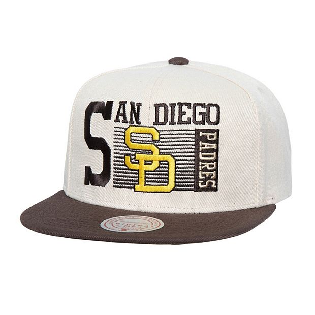 Men's Mitchell & Ness Cream San Diego Padres Cooperstown