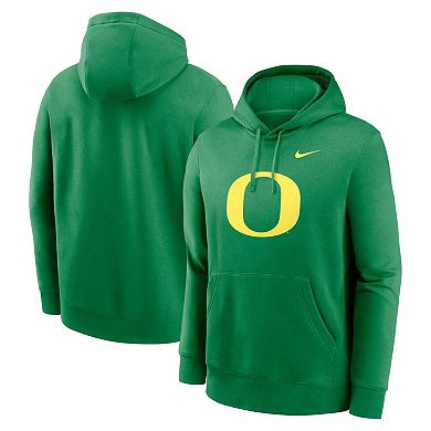 Men's Nike Green Oregon Ducks Primetime Evergreen Club Fleece Pullover Hoodie