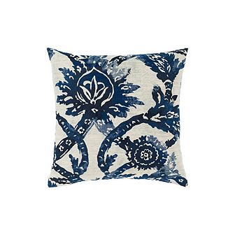 Duur Traditional Bright Blue Pillow