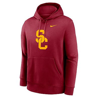 Men's Nike Crimson USC Trojans Primetime Evergreen Club Fleece Pullover Hoodie