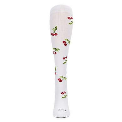Women's Very Cherry Rayon Blend 8-15mmhg Graduated Compression Socks