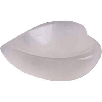 Selenite Crystal Heart Shape Bowl 10cm, Reiki Healing Medication & Home Decoration Stone