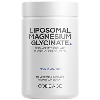 Codeage Magnesium Glycinate Chelate Mineral Supplement 1-month Supply 120 ct