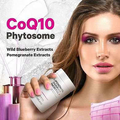 Codeage Liposomal Ovarian Inositol + Folate & CoQ10 Supplement 120 ct