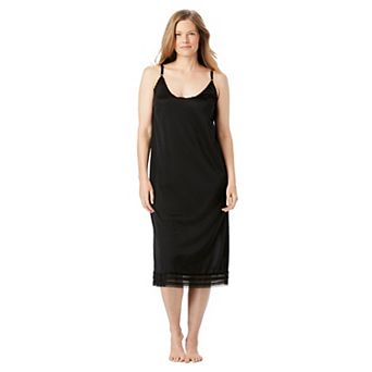 Comfort Choice Plus Size Full Slip Snip-To-Fit Dress Liner