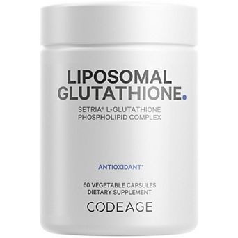 Codeage Liposomal Glutathione Setria L-Glutathione Supplement 60 ct