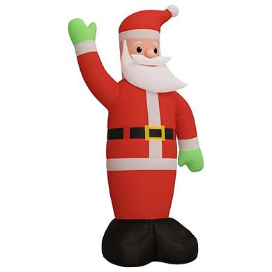 Inflatable Santa Claus With Led Lights, Durable & Easy Storage, Bringing Joy To Your Christmas Decor