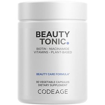 Codeage Beauty Tonic Biotin Supplement + Vitamins & Minerals 90 ct