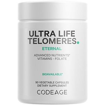 Codeage Ultra Life Telomeres - Folate 5-MTHF, D3 & B12 Supplement 90 ct
