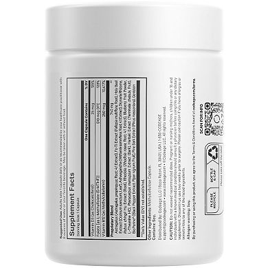 Codeage Ultra Life Telomeres - Folate 5-MTHF, D3 & B12 Supplement 90 ct