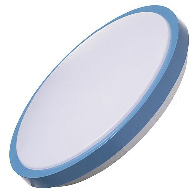 Modern Round Led Ceiling Light Fixture Flush Mount Lighting, 6500k Daylight, Medium