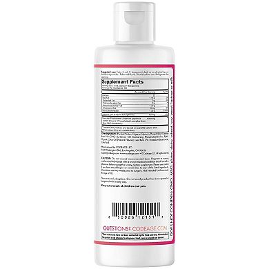 Codeage Liquid Quercetin Phytosome + Vitamin E Supplement 15.22 fl oz