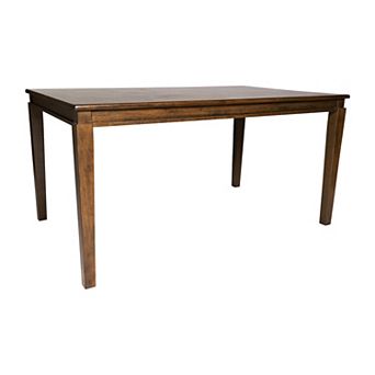 Merrick Lane Hayden Wooden Dining Table with Tapered Legs