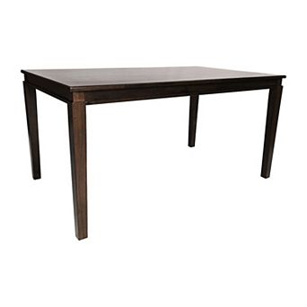Merrick Lane Hayden Wooden Dining Table with Tapered Legs
