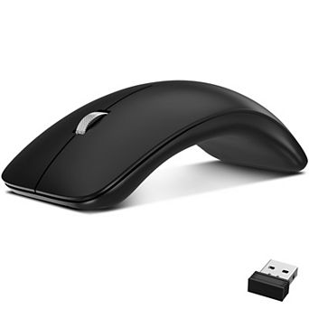 Delton S10 Curved Ergonomic Wireless Mouse, 2.4GHz USB Mouse (DMERGS10-WB)