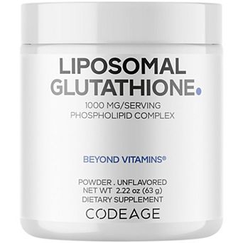Codeage Liposomal Glutathione Powder 1000mg Supplement 2.22 oz