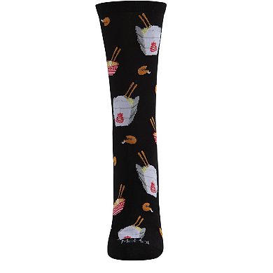 Let's Order Takeout Rayon Blend Crew Socks