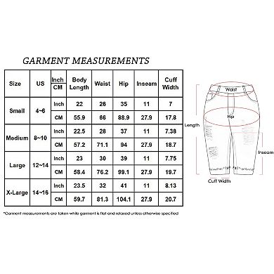 Women's High Waisted Ripped Denim Shorts