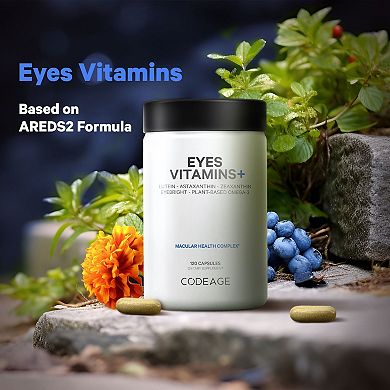 Codeage Eyes Vitamins - AREDS 2 Based Formula Supplement 120 ct