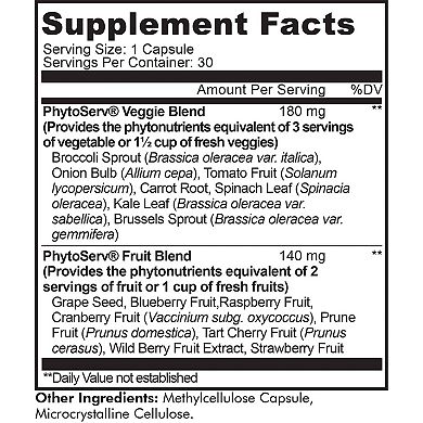 Codeage Instantfood Five a Day Fruits & Vegetables Vitamins Supplement 30 ct