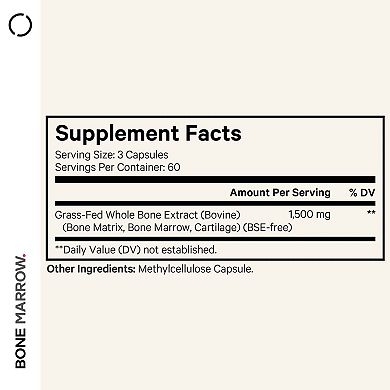 Codeage Grass-Fed Bone Marrow Supplement 180 ct