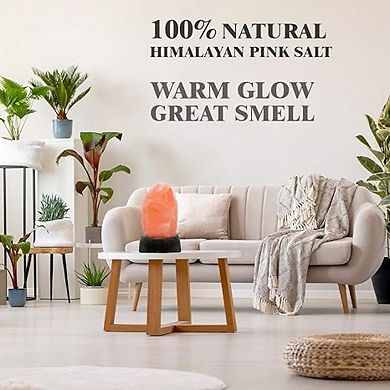Himalayan Glow 904ac-b Himalayan Salt Lamp, Multicolor 2 Pack, 2-4 Lbs